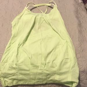 Lime green lululemon top
